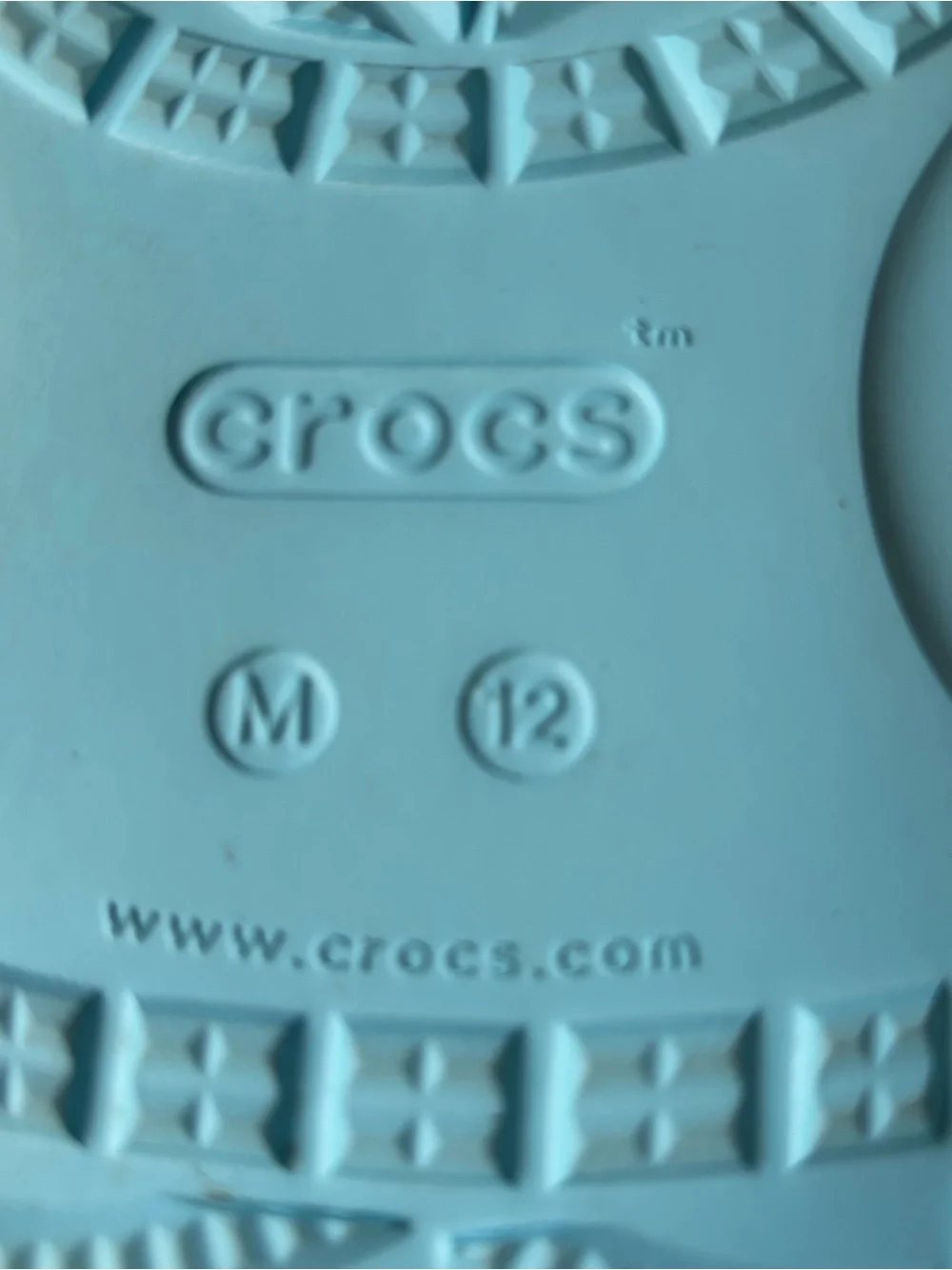 Share Crocs Men’s 12 Slide Sandals Robin Egg Blue Iconic Comfort